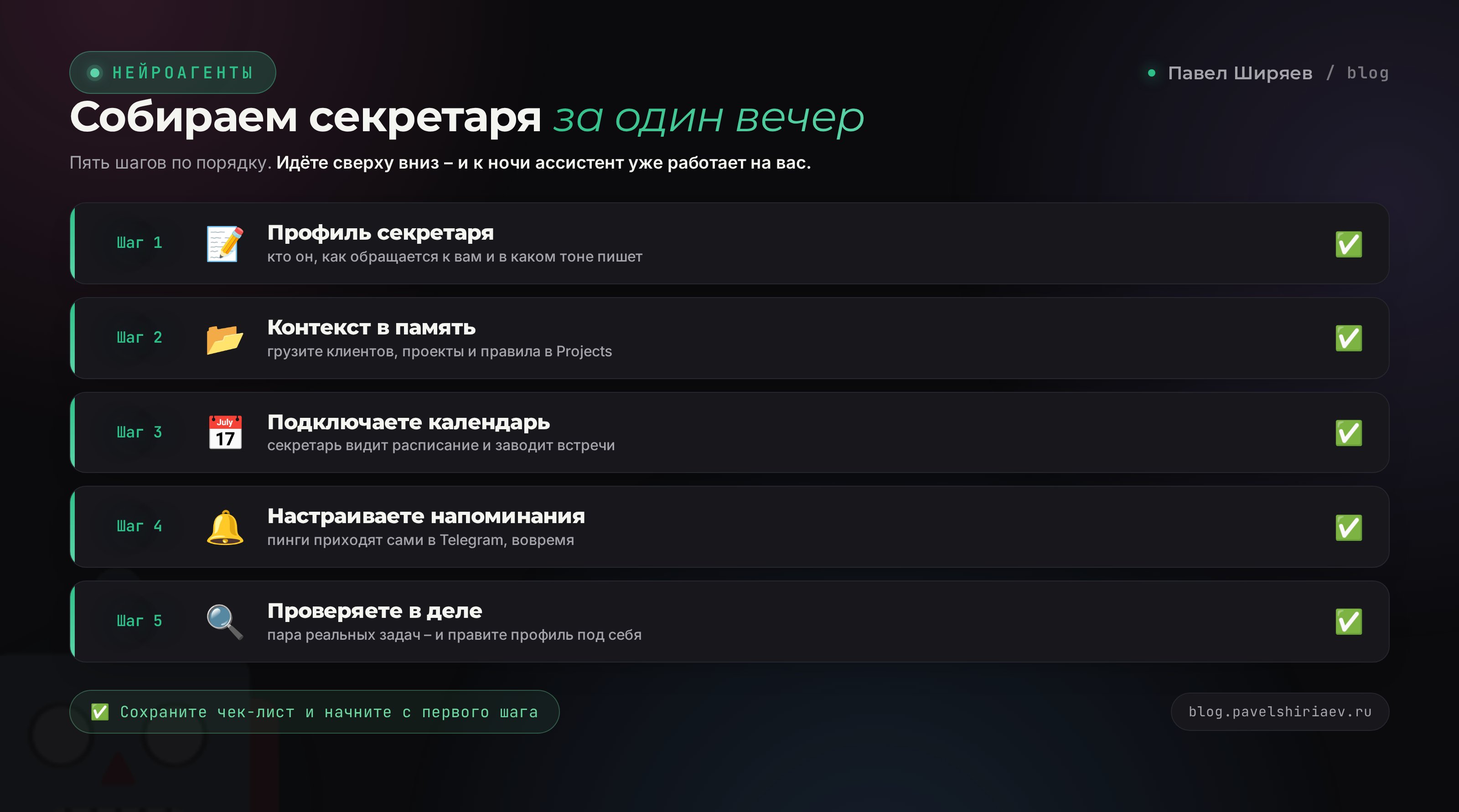 Частые проблемы нейросекретаря и как их починить