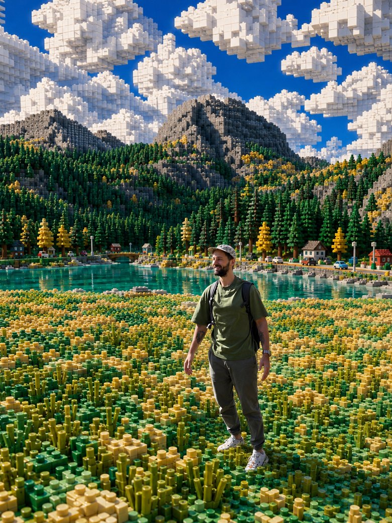 Результат ChatGPT: результат промта — LEGO